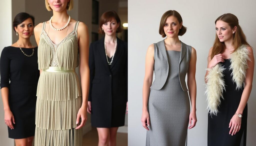 20er Jahre Flapper-Look